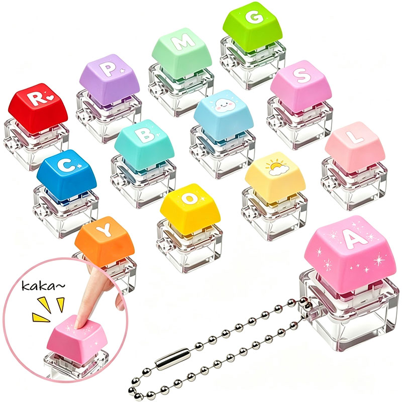 Fidget Cube Original - Kişiselleştirilmiş, özel tasarım, tek düğmeli, renkli,