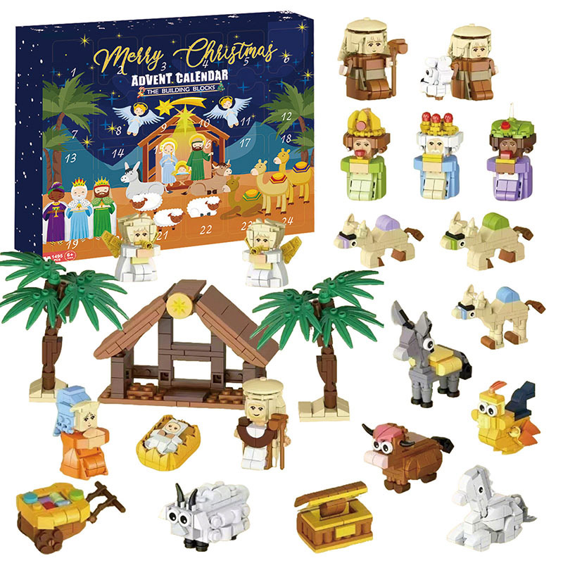 Building Block Mini - 2026 Noel Advent Takvimi Hediye Kutusu,